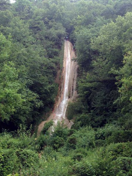 cascade sur le canyon du bief de la Goulette