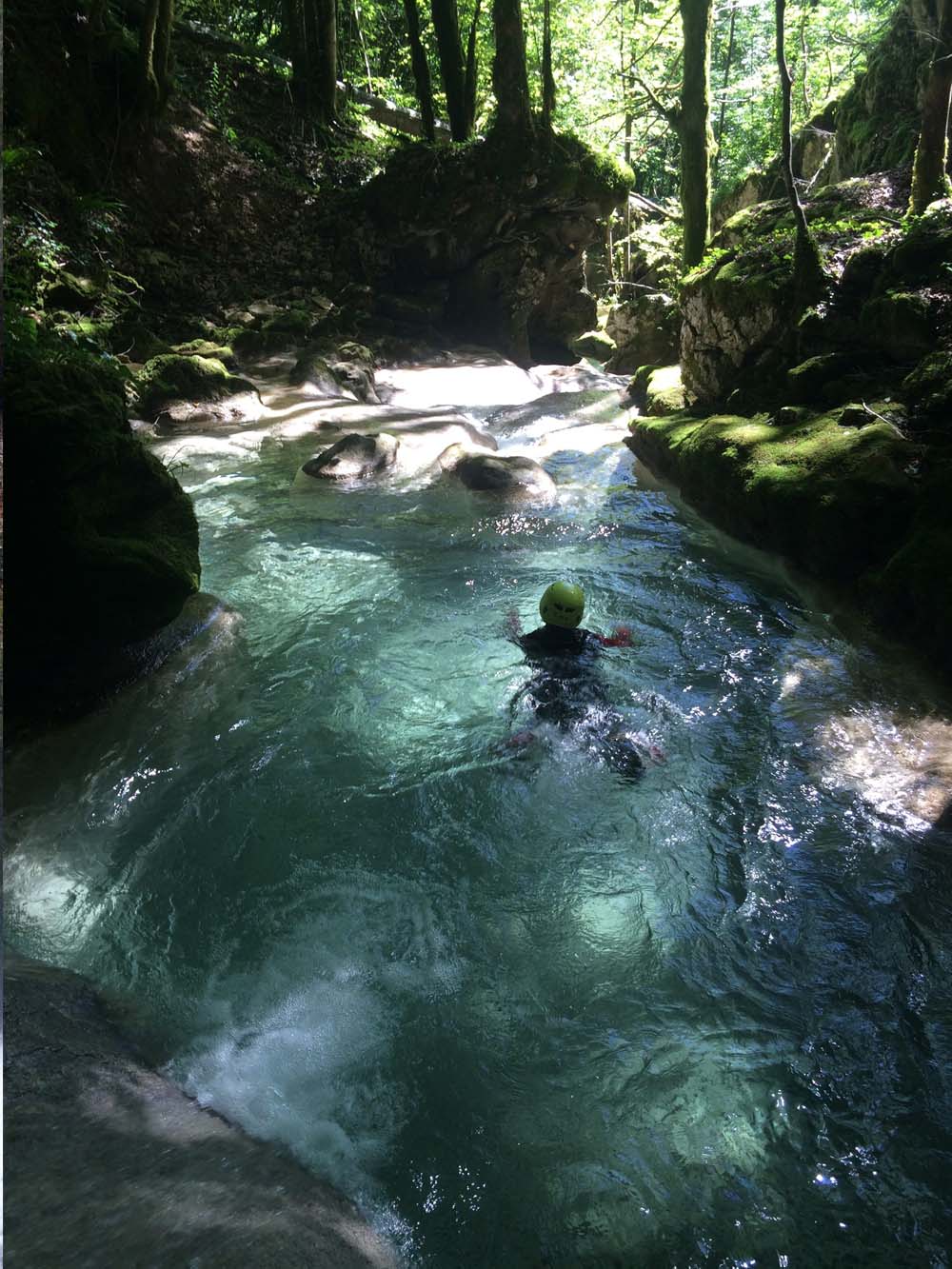 randonnée aquatique dans l'Ain