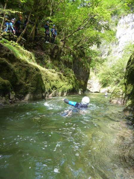 randonnée aquatique Gorges de Malvaux