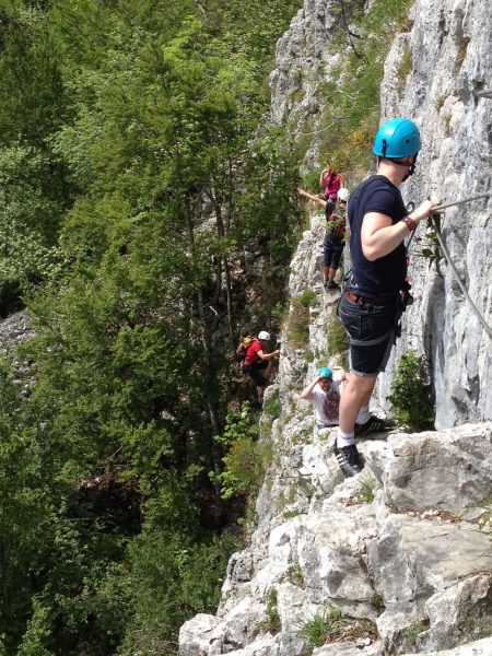 via ferrata de la Roche au Dade